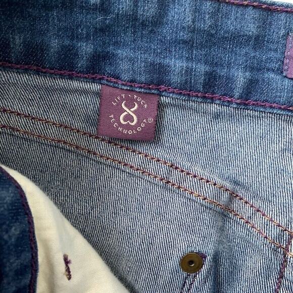 NYDJ Womens 4 Lift-Tuck Ankle Skinny Jeans Blue Mid-Rise Stretch 5-Pocket Denim - Picture 7 of 13